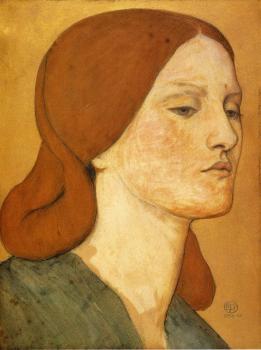 Dante Gabriel Rossetti : Portrait of Elizabeth Siddal II